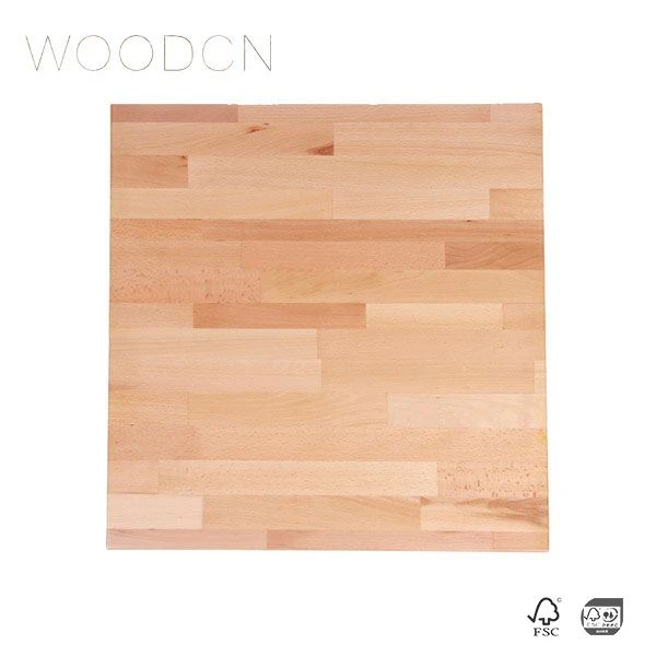 Beech Wood Solid Wood Butcher Block Dining Table TOP