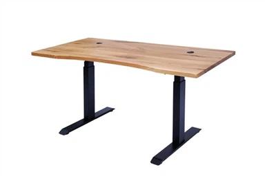Oak Wood Edge Glued Office Desk