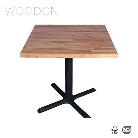 Oak Wood Solid Wood Butcher Block Dining Table