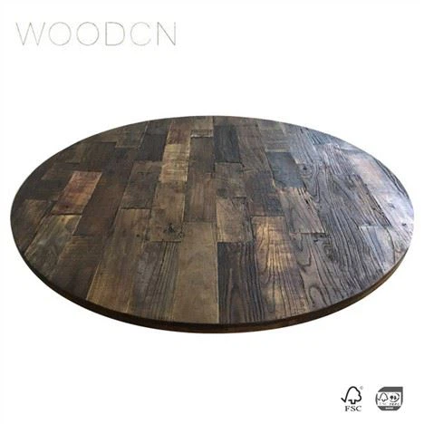 Veneer Old Elm Ntoo Rooj Sab saum toj