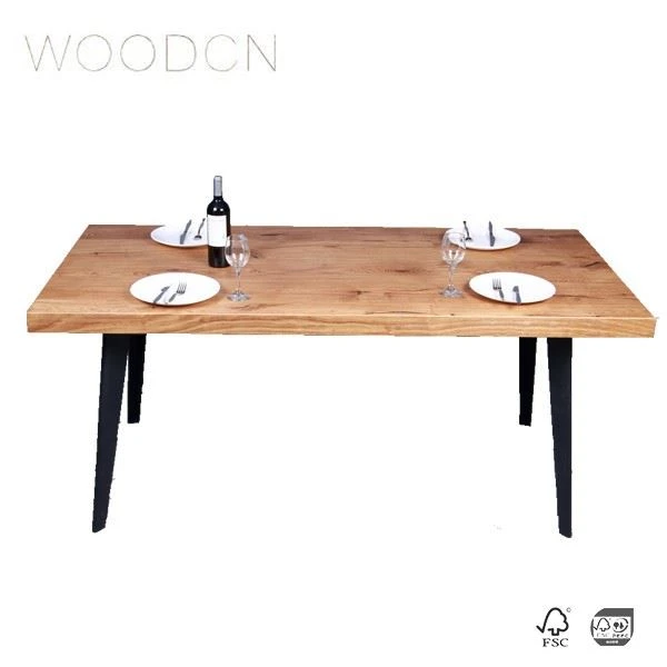 Veneer Beech Wood Restaurant Dining Table
