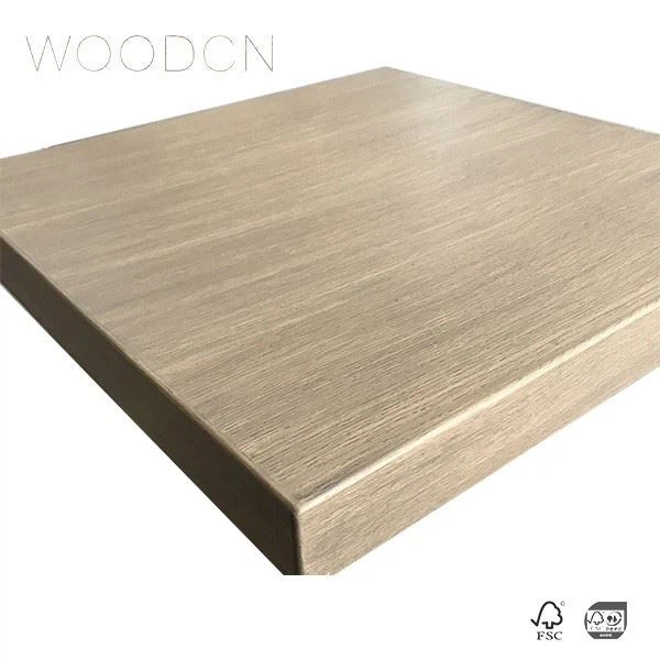 White Oak Wooden Veneer Coffee Table Top Manufacturers