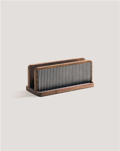 Dub Walnut ntoo tom qab laptop dock chaw ua haujlwm rooj tog