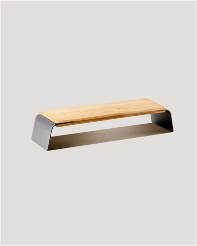 Ergonomic Dawb Oak Ntoo Soar Saib Xyuas Muag Rau Rooj Chaw Tsim Tshuaj